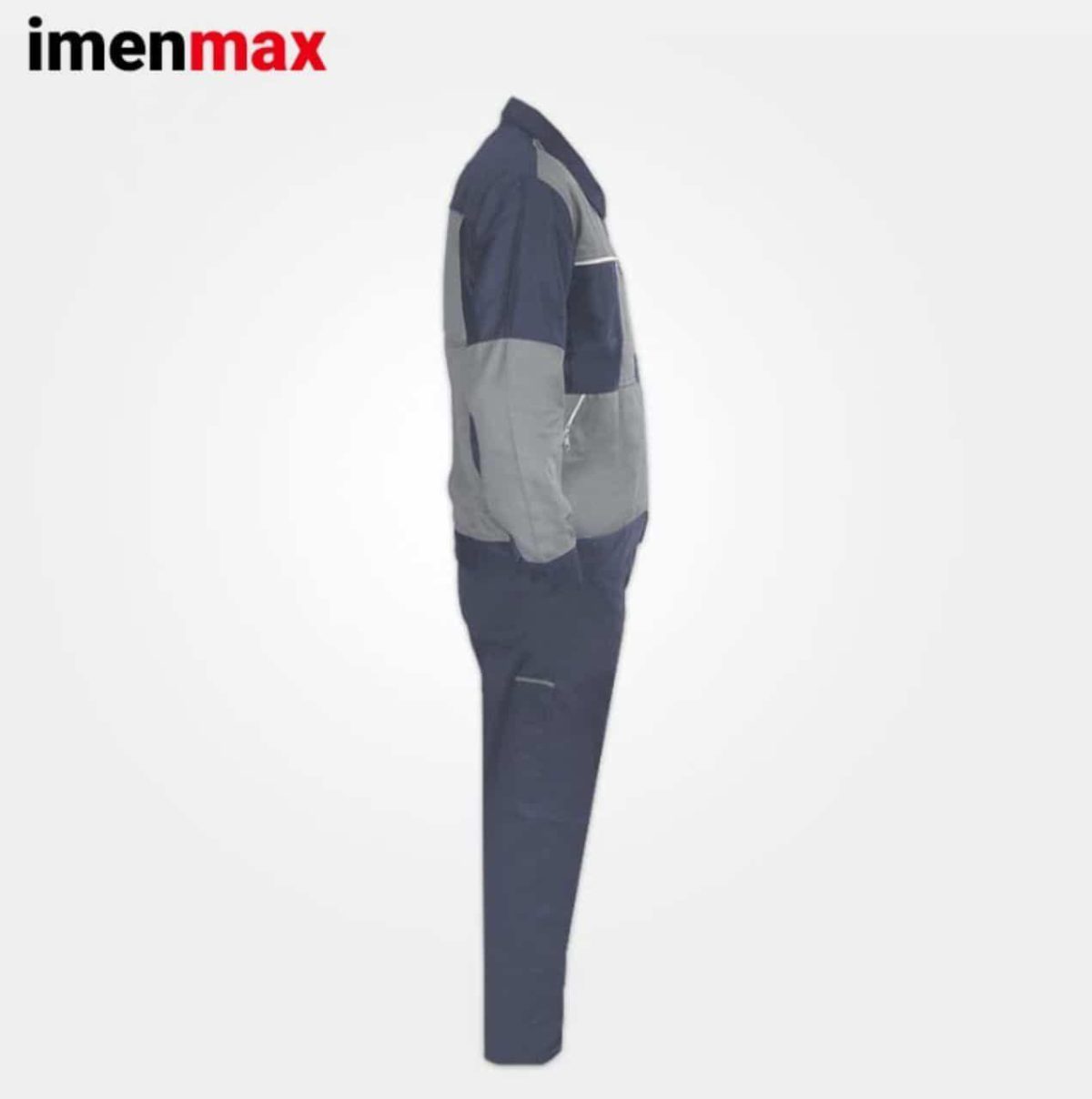 کاپشن شلوار کار مردانه سیلوری ، طوسی دوسوزنه سایز L،M،XL،XXL پلی استرویسکوز