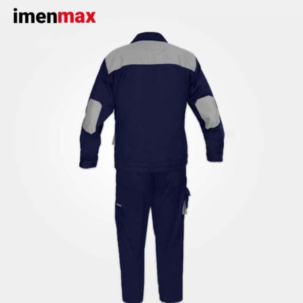 لباس کار ست ورک سرمه ایی استخوانی فلامنت کج راه