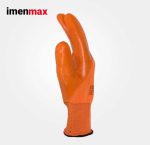 دستکش ایمنی ضد برش ژله ای BOMINO SAFETYبامینو سیفتی نارنجی تهران ارزان ساق کوتاه فلزی چاقو