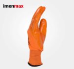 دستکش ایمنی ضد برش ژله ای BOMINO SAFETYبامینو سیفتی نارنجی جنس لاتکس مدل ژله ای ساخت چین