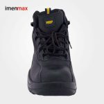 پوتین ایمنی ایمن پا نیو تری مکس مشکی سرپنجه کامپوزیت مدل NEW3MAX بندی ساق بلند