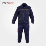 لباس کار مهندسی جلیقه دار سرمه ای