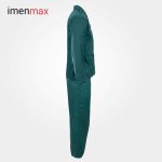 روپوش شلوار کار ساده رنگ بندی سبز لباسکار یونکس کج راه فلامنت ساده