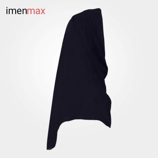 مقنعه تترون زنانه اداری رنگ بندی مشکی صنعتی و دانشجویی