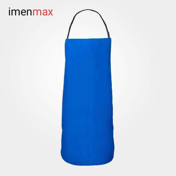 پیش بند پارچه ای آبی ساده