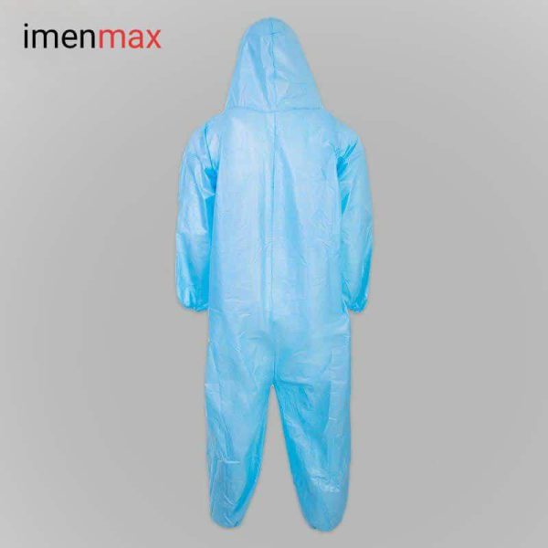 لباسکار یکسره یکبار مصرف آلمانی تیوک TYVEK پلی اتیلن آبی استاندارد