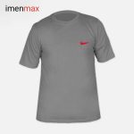 تی شرت یقه گرد طوسی