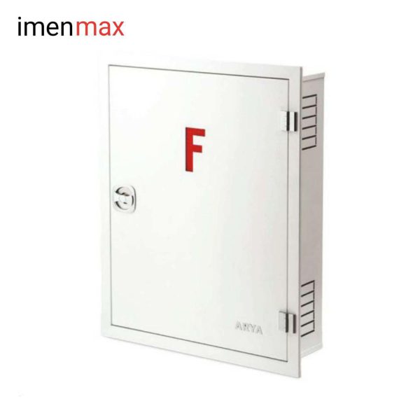 جعبه آتش نشانی آریا 60×70 توکار تک کابین جعبه هوزریل فایرباکس