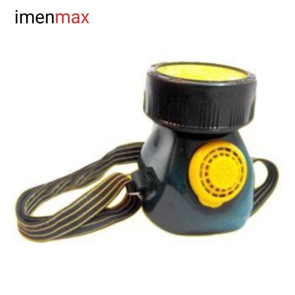 ماسک نیم صورت ذغالی اخوان مدل 320 ، تک فیلتر
