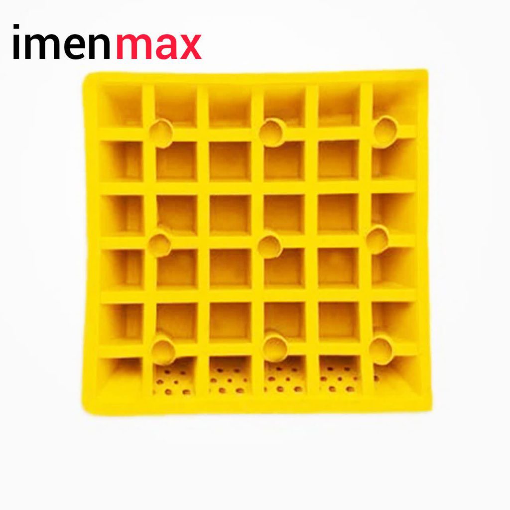 گل میخ پلاستیکی 14×14 سانتی متر زرد